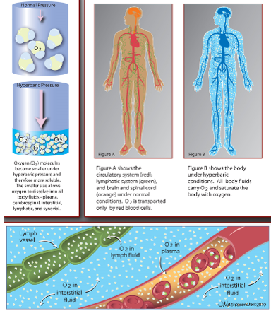 A hiperbár oxigénterápia hatása, Ízületi kezelés oxigénnel
